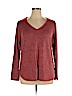 Ava & Viv Red Long Sleeve Top Size 1X - photo 1