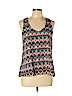 19 Cooper 100% Polyester Blue Sleeveless Blouse Size L (petite) - photo 1