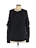 Twelfth Street by Cynthia Vincent Black Pullover Sweater Size L - photo 1
