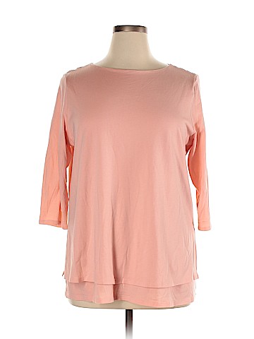 Apt. 9 3/4 Sleeve Top (view 1)
