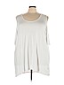 Roaman's White Short Sleeve Top Size 26 - 28 - photo 1
