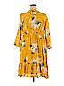 Old Navy 100% Rayon Yellow Casual Dress Size XXL - photo 2