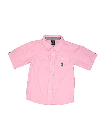 Polar Graphics U.S.A. Short Sleeve Button-Down Shirt (view 1)