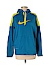 Nike 100% Polyester Blue Pullover Hoodie Size M - photo 1