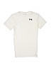 Under Armour 100% Polyester Solid White Active T-Shirt Size S (youth) - photo 1