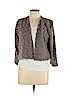 Sunny Taylor 100% Polyester Tan Faux Fur Jacket Size L (petite) - photo 1