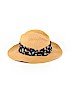 Genie 100% Paper Print Tan Sun Hat One size - photo 1