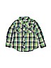 Old Navy Green Long Sleeve Button-Down Shirt Size 3T - photo 1
