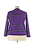 Chaps Purple Long Sleeve T-Shirt Size 3X - photo 2