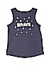 Cat & Jack Graphic Stars Blue Tank Top Size 5T - photo 1