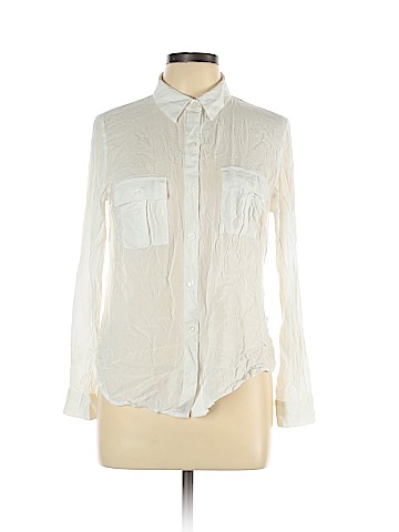 a.n.a. A New Approach Long Sleeve Button-Down Shirt (view 1)