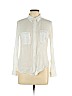 a.n.a. A New Approach White Long Sleeve Button-Down Shirt Size L (petite) - photo 1