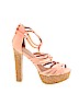 Charlotte Russe Orange Heels Size 10 - photo 1