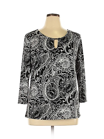 New York & Company 3/4 Sleeve Top (view 1)