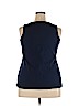 L.A. Blues 100% Cotton Blue Sleeveless Top Size 18 - 20 - photo 2