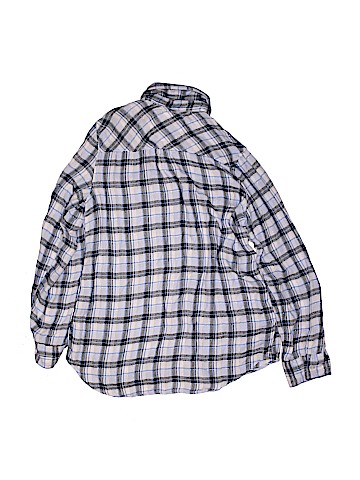 Justice Long Sleeve Button-Down Shirt (view 2)