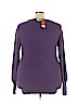 Evri Purple Pullover Sweater Size 3X - photo 2