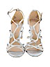 BCBGMAXAZRIA Silver Heels Size 10 - photo 2