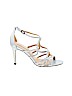 BCBGMAXAZRIA Silver Heels Size 10 - photo 1