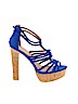 Charlotte Russe Blue Heels Size 10 - photo 1