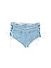 Forever 21 Blue Denim Shorts Size S - photo 2