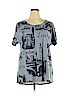 Style&Co 100% Polyester Blue Short Sleeve T-Shirt Size XL - photo 1