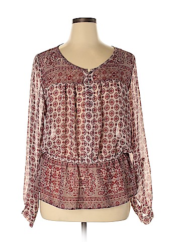 Maurices Long Sleeve Blouse (view 1)