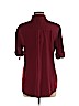 Equipment 100% Silk Red Short Sleeve Silk Top Size L - photo 2