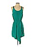 Nicole Miller Artelier 100% Silk Teal Cocktail Dress Size 0 - photo 1