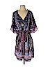 City Chic 100% Polyester Blue Casual Dress Size XS - photo 1