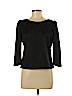 Silence and Noise 100% Polyester Black 3/4 Sleeve Blouse Size M - photo 1