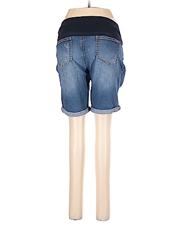 Indigo Blue Denim Shorts (view 2)