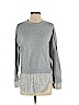 H&M 100% Cotton Gray Long Sleeve Top Size S - photo 1