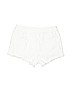 Ecru 100% Cotton White Denim Shorts Size M - photo 2