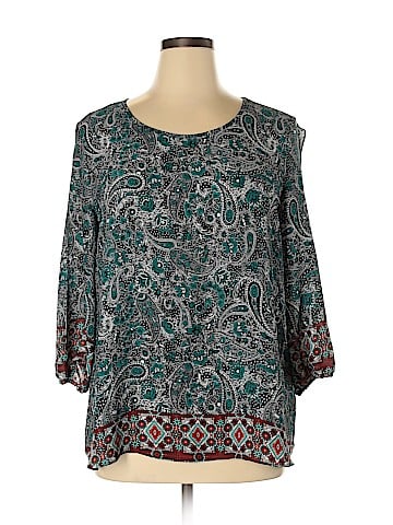 Cato 3/4 Sleeve Blouse (view 1)