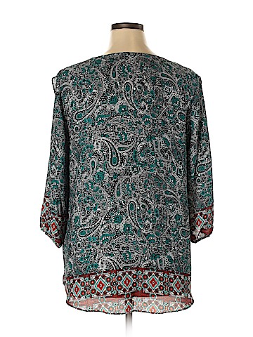 Cato 3/4 Sleeve Blouse (view 2)