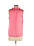 Ann Taylor LOFT 100% Polyester Pink Sleeveless Blouse Size S - photo 2