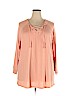 Woman Within Orange Long Sleeve Top Size 18 (L) - photo 1
