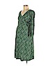 Ann Taylor LOFT 100% Polyester Green Casual Dress Size 6 - photo 1