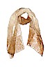 DKNY 100% Silk Print Tan Silk Scarf One size - photo 1