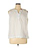 Talbots White Sleeveless Blouse Size XL - photo 1