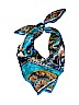 Adrienne Vittadini 100% Silk Print Blue Silk Scarf One size - photo 1