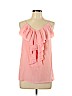 H&M 100% Polyester Pink Sleeveless Blouse Size 12 - photo 1