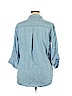 Skies Are Blue 100% Lyocell Blue Long Sleeve Top Size XL - photo 2