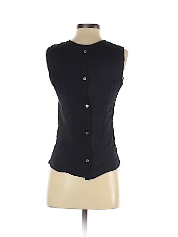 Barneys New York Sleeveless Silk Top (view 2)