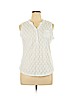 Shannon Ford New York White Sleeveless Top Size XL - photo 1