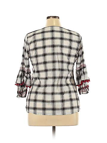 NY Collection 3/4 Sleeve Blouse (view 2)