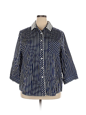 Foxcroft Long Sleeve Button-Down Shirt (view 1)
