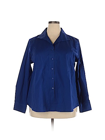 Foxcroft Long Sleeve Button-Down Shirt (view 1)