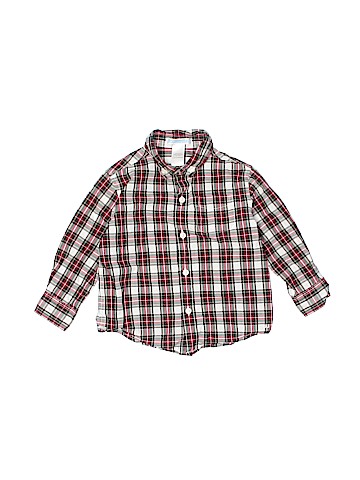 Janie and Jack Long Sleeve Button-Down Shirt (view 1)